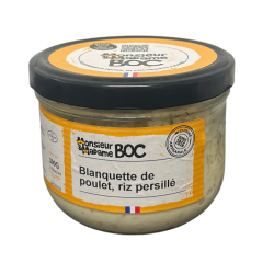 Blanquette riz persillé